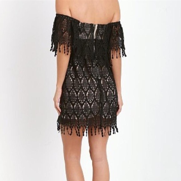 Stone Cold Fox Black Lace Dress - Picture 3 of 6